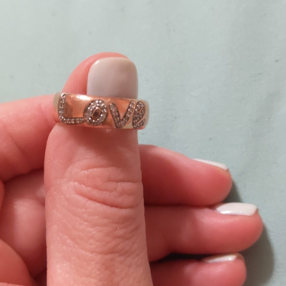 10k Rose Gold Ring, size 6